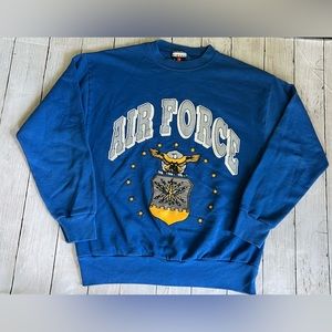 Vintage Air Force Crewneck Sweatshirt Size Large